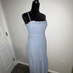 Boheme Light Blue Maxi Dress